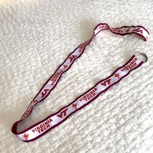Virginia Tech ribbon belt